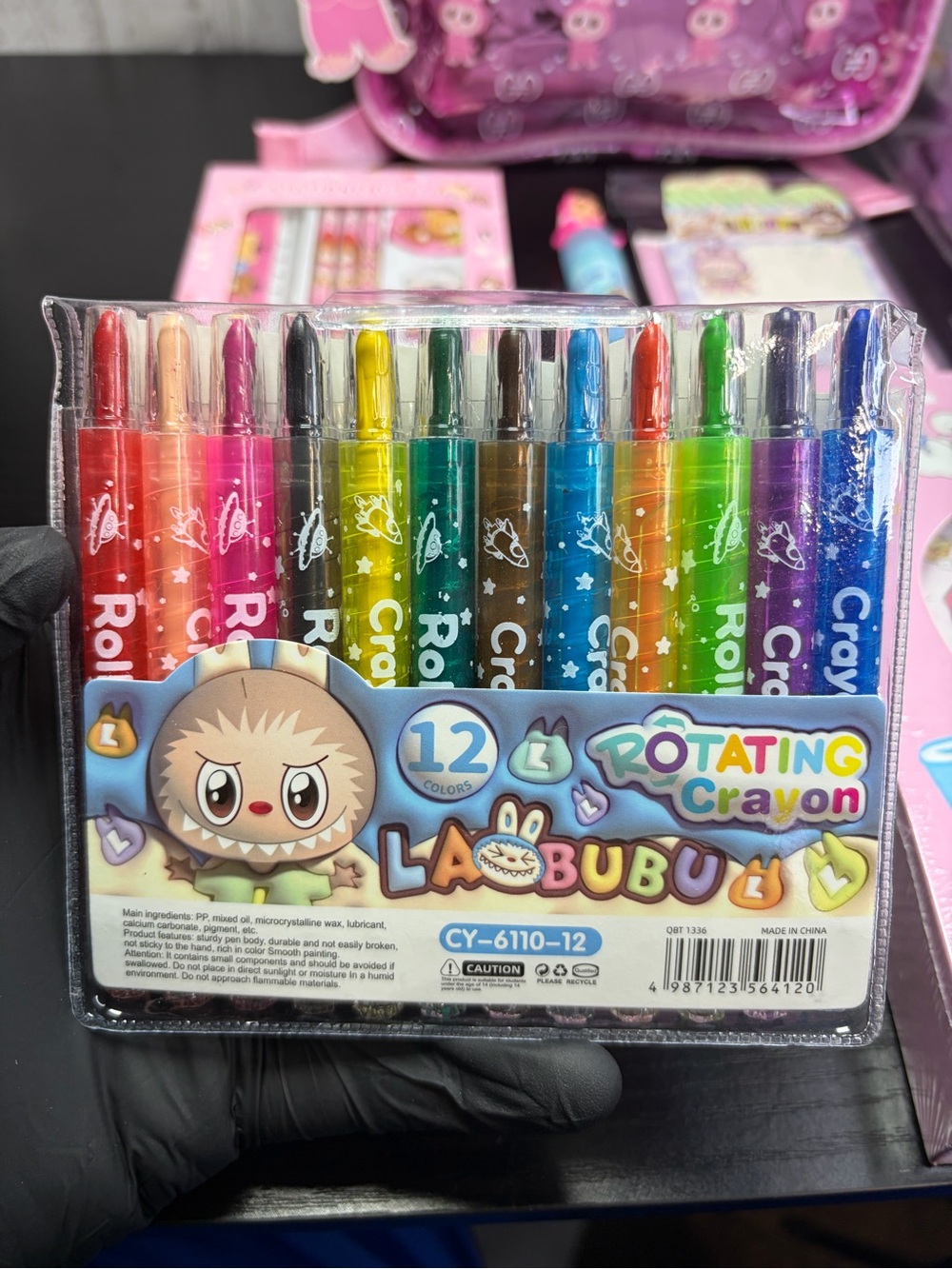 7pc Labubu Back To School Bundle!! Backpack,Pencil case,journal,crayons AND MORE - Picture 14 of 14